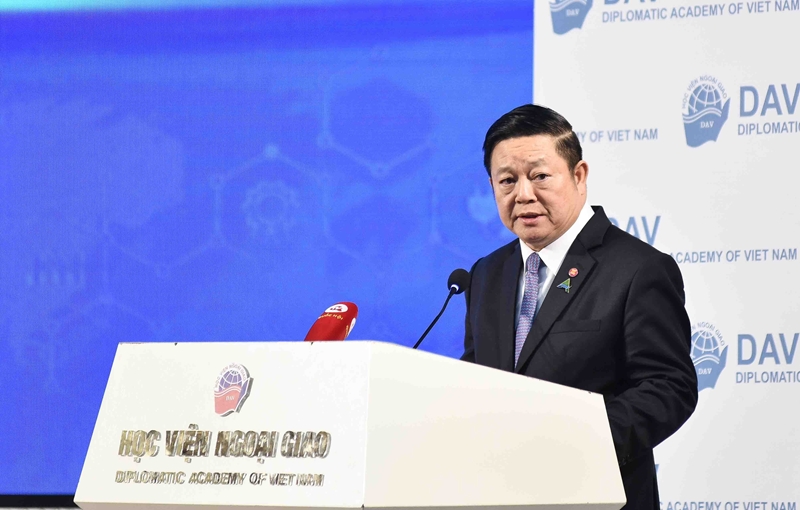 Diálogo entre el secretario general de la ASEAN y los jóvenes