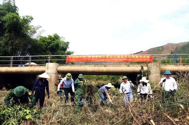 Garantizan saneamiento ambiental en frontera Vietnam-China