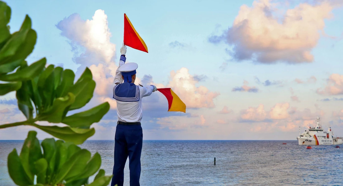Mares e islas de Vietnam un Truong Sa de paz