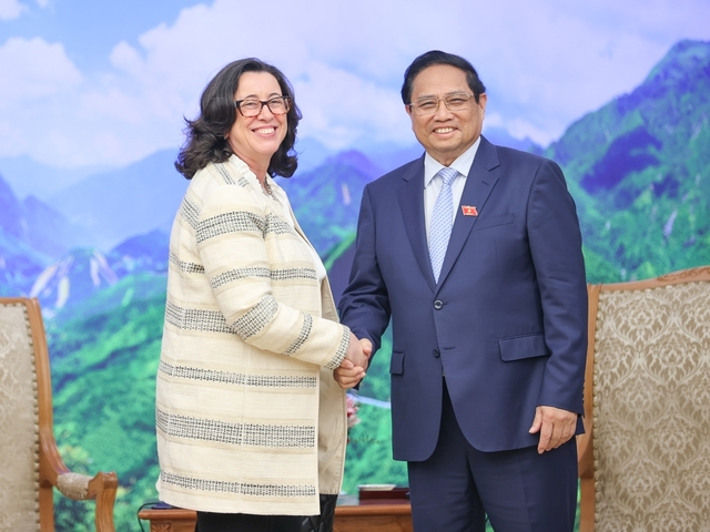 El primer ministro recibe a la vicepresidenta del Banco Mundial