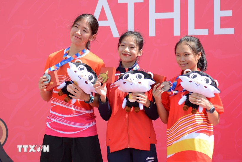 Atletismo vietnamita gana cinco medallas de oro en los XIII Juegos Escolares del Sudeste Asiático