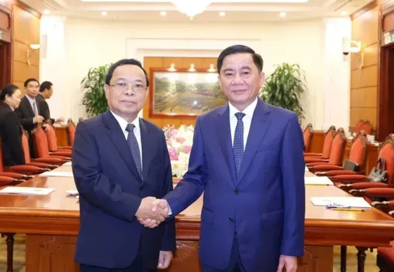 Vietnam y Laos se comprometen a cooperar en inspección entre partidos