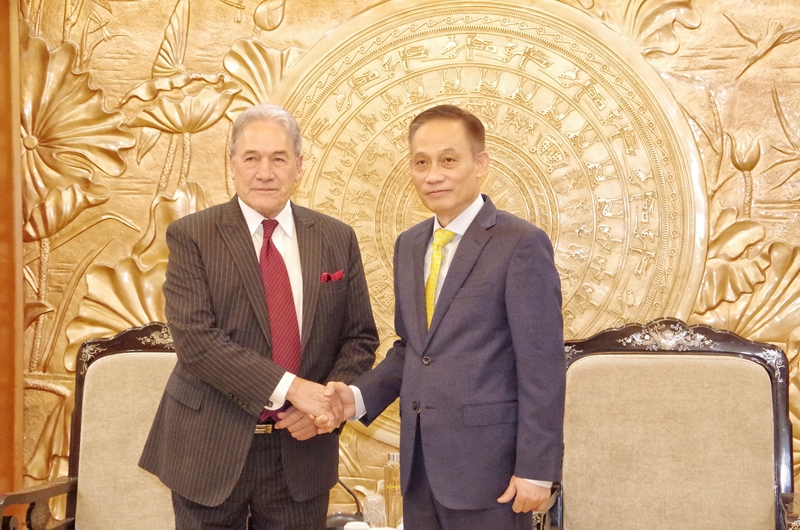 Dirigente partidista vietnamita recibe al viceprimer ministro de Nueva Zelanda de visita