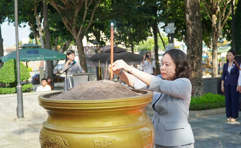 Vicepresidenta de Vietnam realiza una visita de trabajo en Ba Ria-Vung Tau
