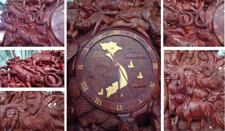 La escultura de madera “Nhat Long Giang” establece récord asiático