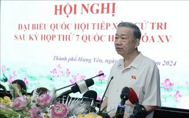 Dialoga Presidente de Vietnam con votantes de Hung Yen