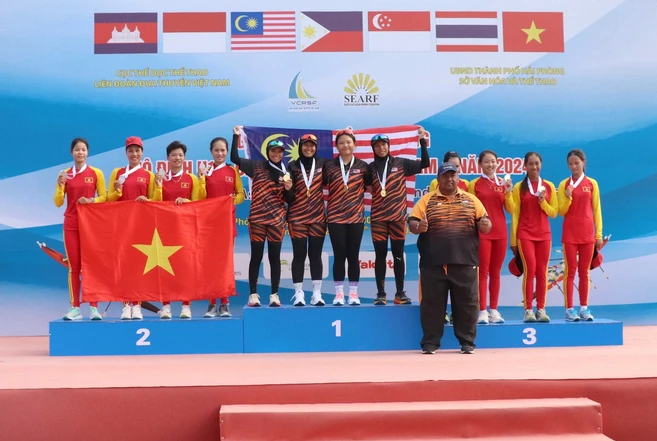 Vietnam domina el medallero en los Campeonatos de Remo 2024