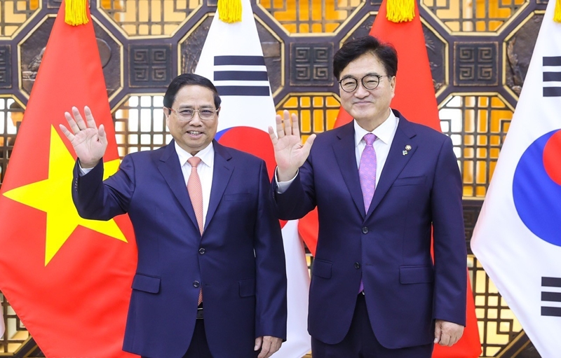 Profundizan la asociación estratégica integral Vietnam-Corea del Sur