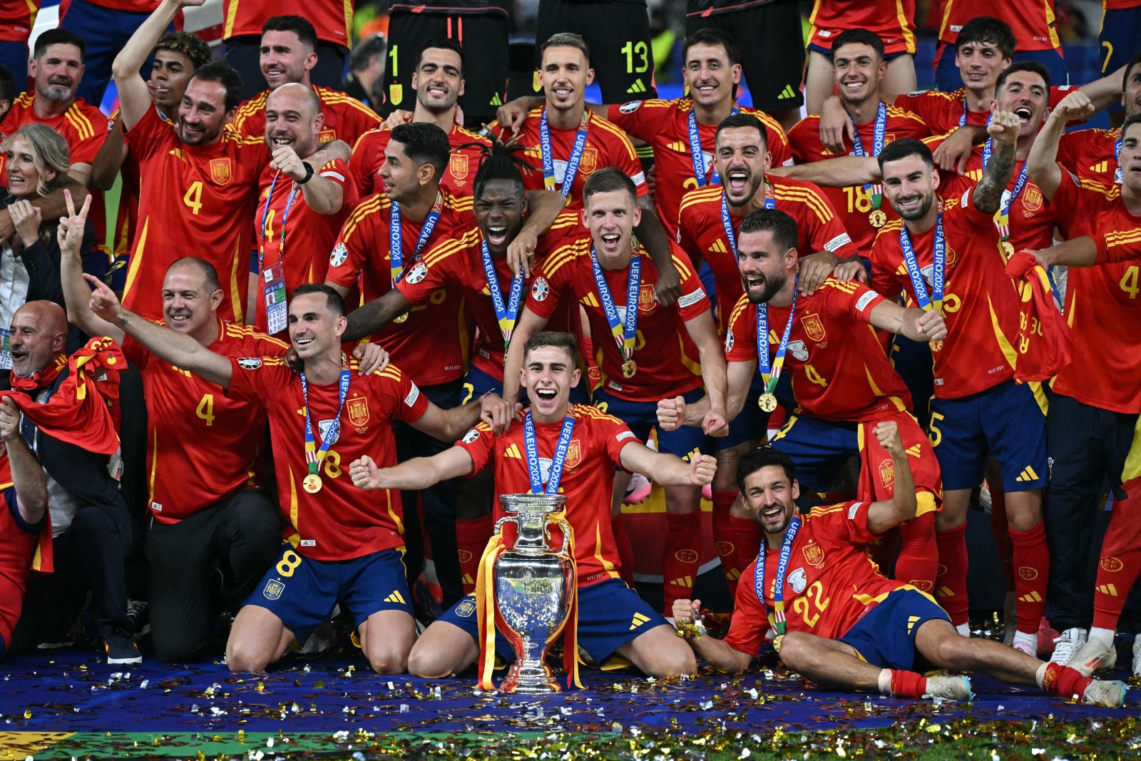 España se proclama campeona de la Eurocopa por cuarta vez