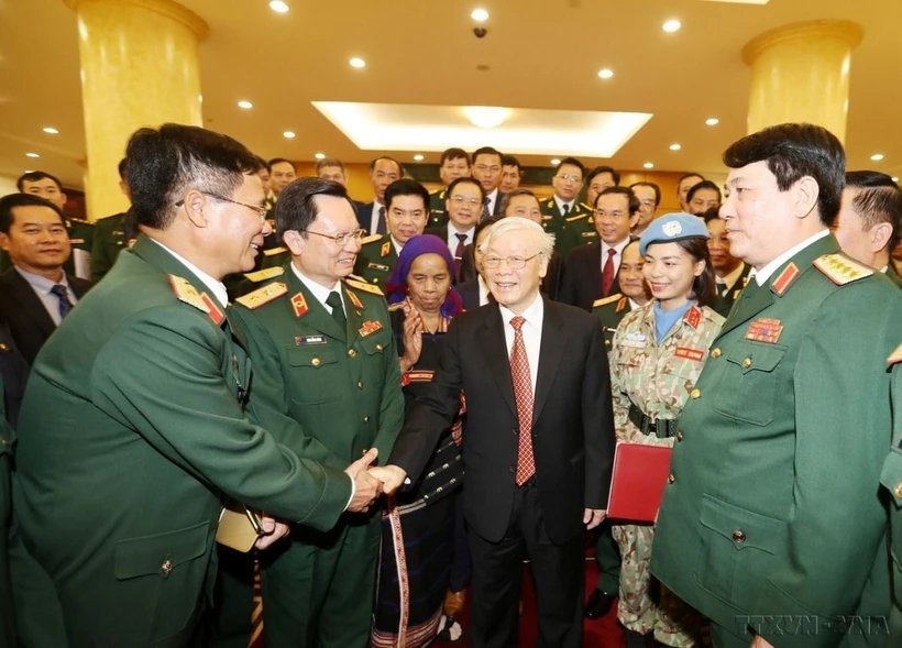 Los militares jóvenes en el pensamiento del secretario general del PCV, Nguyen Phu Trong