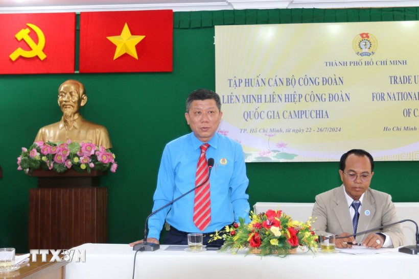 Vietnam y Camboya fortalecen intercambio de experiencias de actividades sindicales