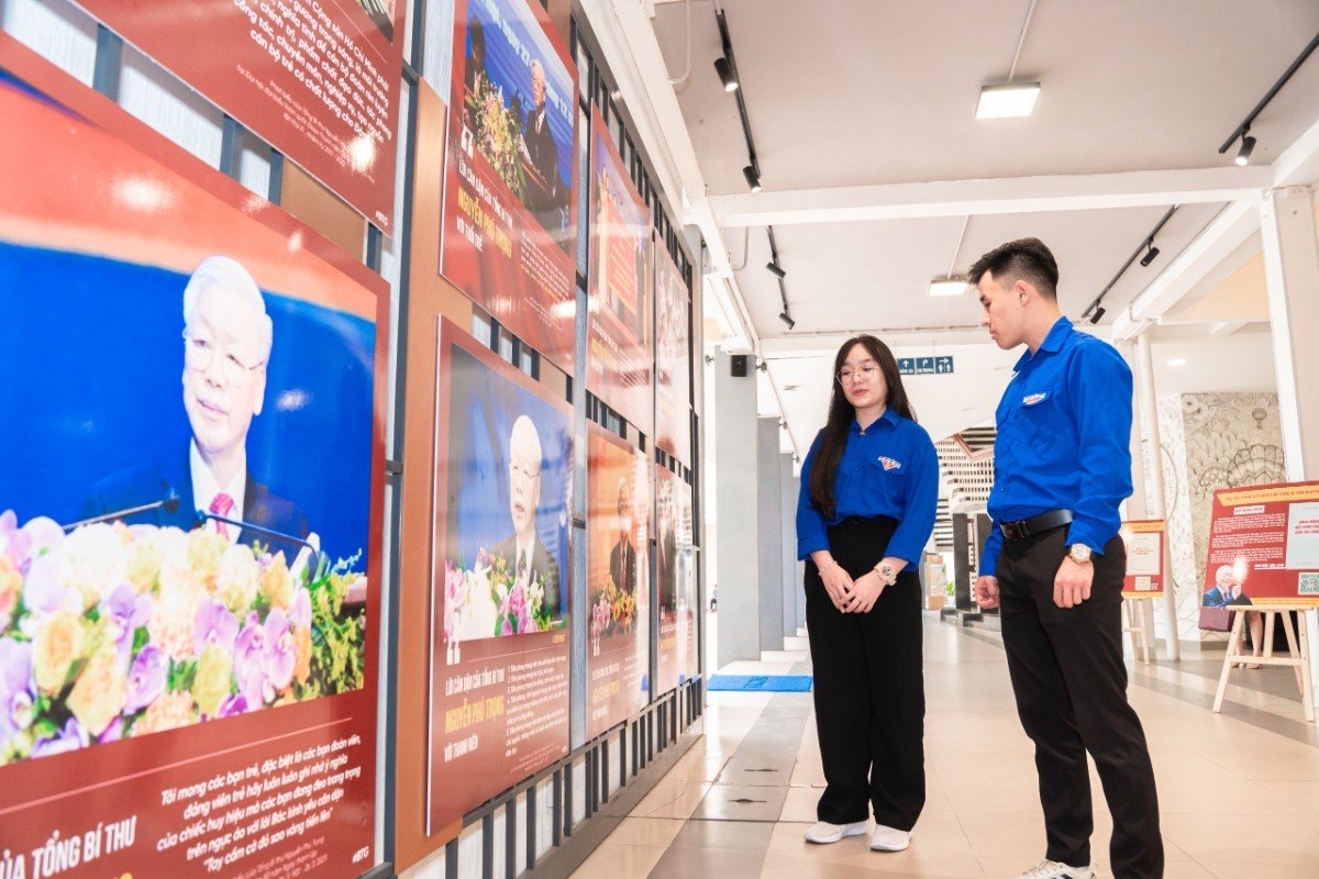 Juventud de Ciudad Ho Chi Minh abre espacios en honor del secretario general del PCV, Nguyen Phu Trong