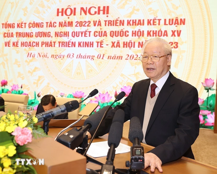 La huella del secretario general del Comité Central del PCV, Nguyen Phu Trong, sobre el desarrollo económico de Vietnam