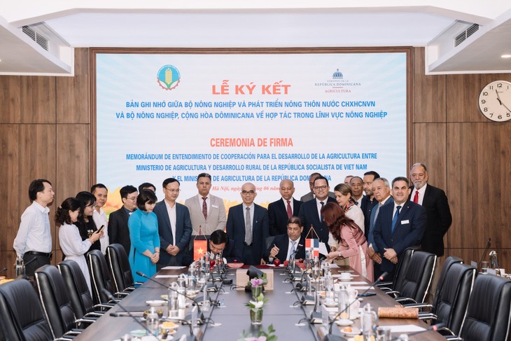 La agricultura contribuye a promover aún más las relaciones entre Vietnam y República Dominicana