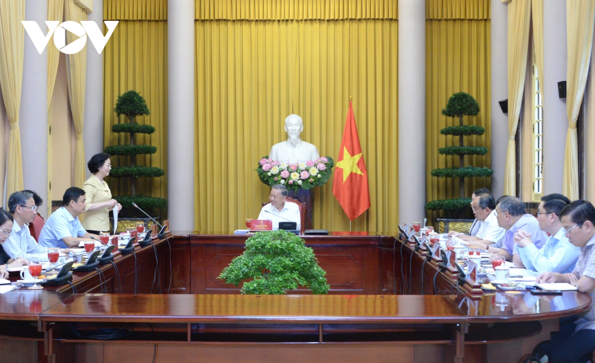 Presidente de Vietnam preside reunión del Comité Directivo Central de Reforma Judicial