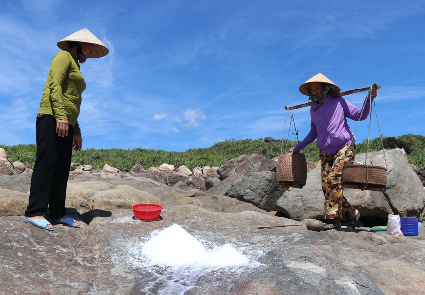 Antigua aldea salinera de Sa Huynh en provincia de Quang Ngai