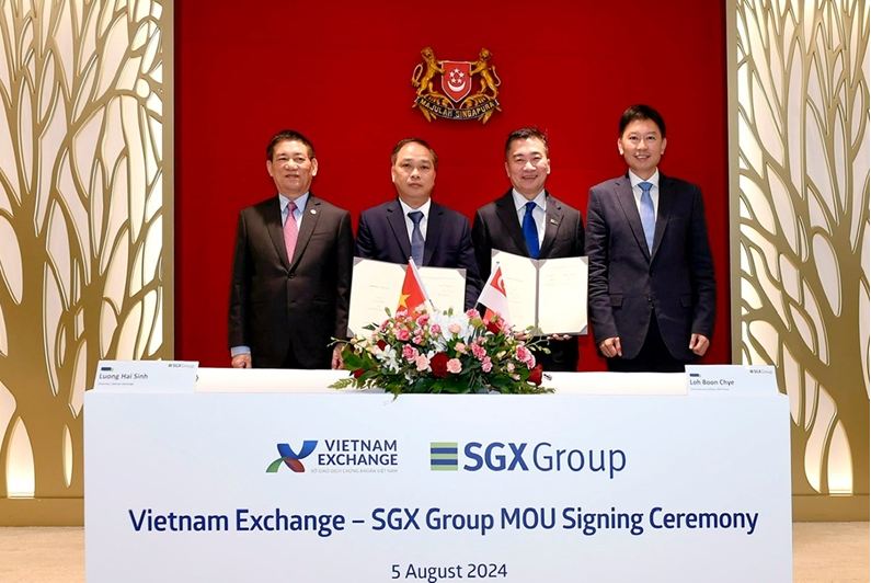 Vietnam y Singapur promueven cooperación en mercado de valores