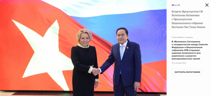 Los medios de comunicación rusos destacan la reunión del presidente de la Asamblea Nacional con el presidente Putin