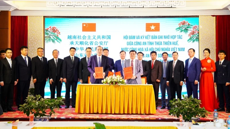 Provincias vietnamitas y chinas promueven cooperación en seguridad pública