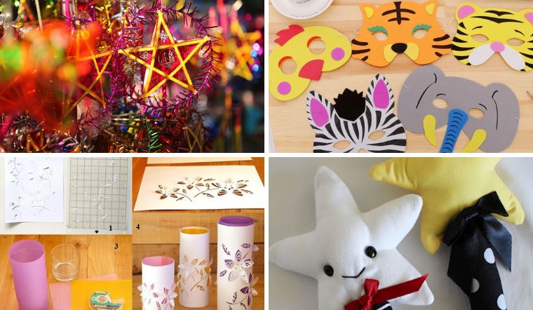 Jóvenes vietnamitas crean juguetes del medio otoño con materiales reciclados