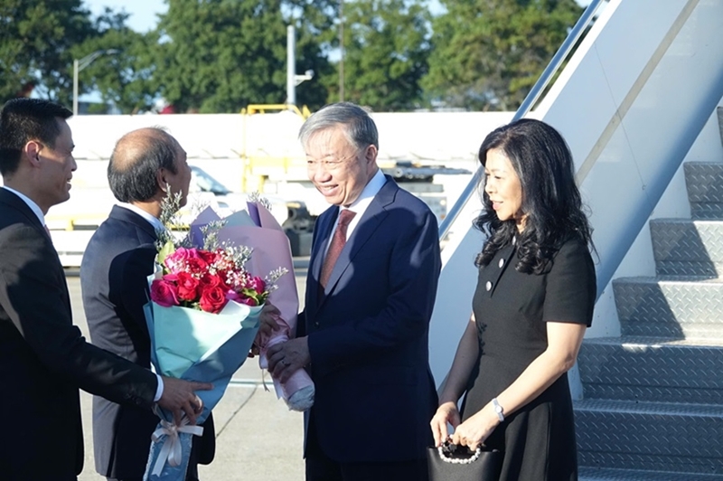 El secretario general del Partido Comunista y jefe del Estado llega a Estados Unidos para asistir al 79 º período de sesiones de la Asamblea General de la ONU