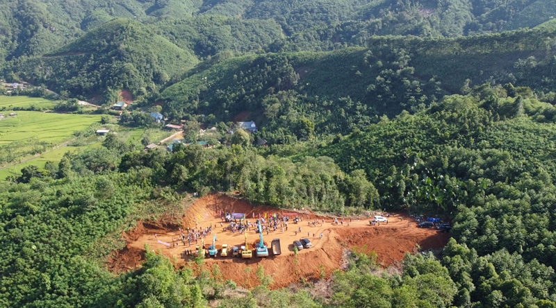 Comienza la construcción de zonas de reasentamiento en Lao Cai para las familias afectadas por deslizamientos