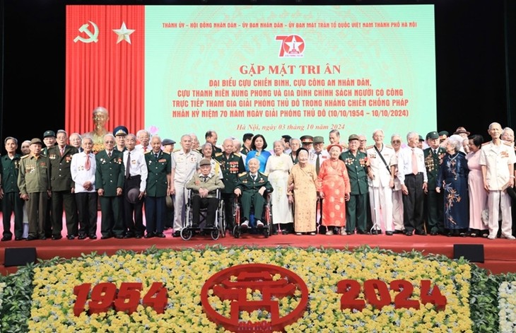 Hanói honra a los veteranos que contribuyeron a la liberación de la ciudad