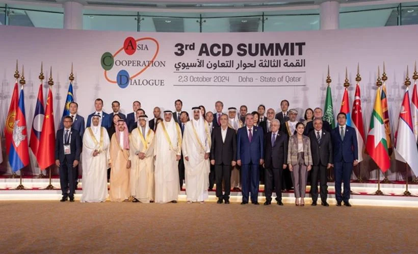 Vietnam ofrece sugerencias en Cumbre del Diálogo de Cooperación Asiática en Doha