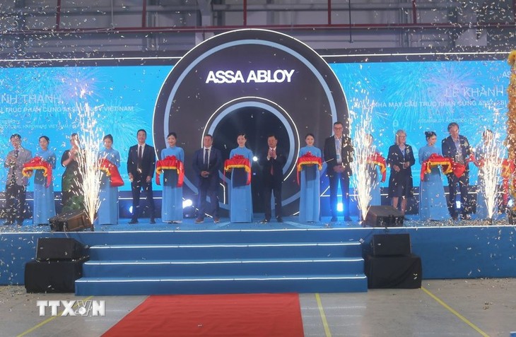 Inauguración de la planta de Assa Abloy en Hai Phong con una inversión de 30 millones de dólares