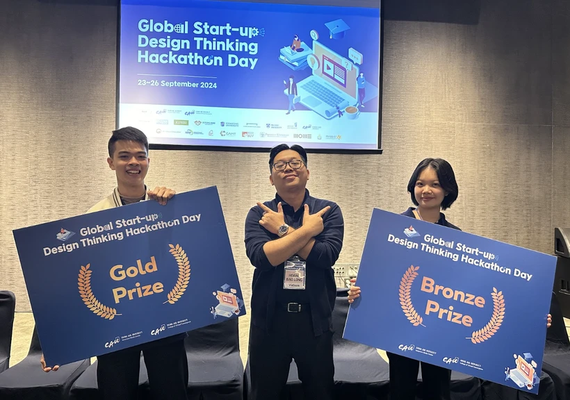 Estudiantes vietnamitas ganan medalla de oro en un concurso internacional de emprendimiento