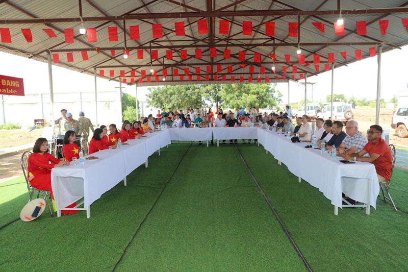 Conmemoración del Día de la Mujer Vietnamita en la Misión de las Naciones Unidas en Abyei