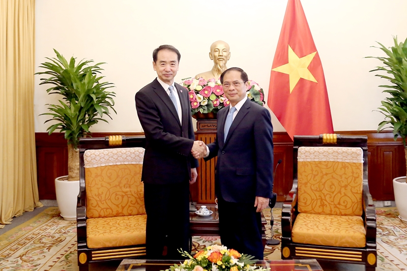Viceprimer ministro vietnamita recibe al embajador chino