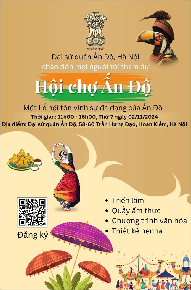 Celebrarán Feria de la India en Hanói