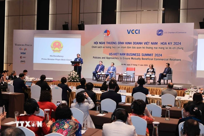 El primer ministro subraya el papel fundamental del comercio en la asociación Vietnam-Estados Unidos