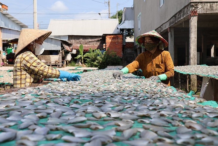 Mercado de pescado seco de Tam Nong