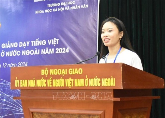 Inauguración del curso de formación en enseñanza del vietnamita para profesores vietnamitas en el extranjero 2024