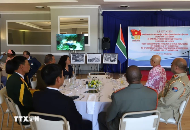 Conmemoran 80º aniversario de fundación del Ejército Popular de Vietnam en Sudáfrica