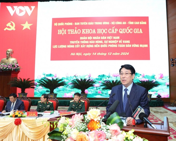 Sesiona simposio con motivo de 80 años de la fundación del Ejército Popular de Vietnam