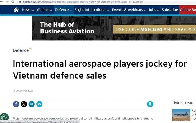 Las principales corporaciones de la industria de defensa compiten por la cuota de mercado en Vietnam